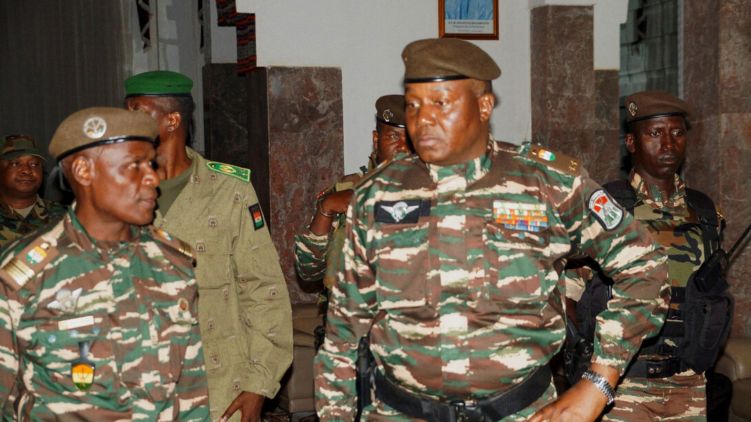 Abdourahamane Tchiani es un general de brigada del ejército nigerino y jefe de Estado de su país
