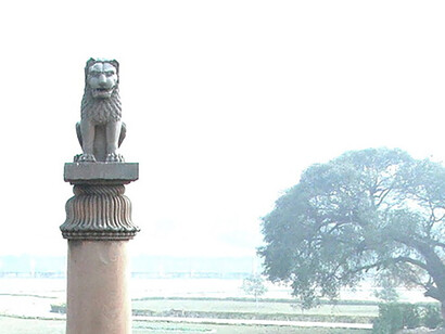Ruinas de Vaishali, ciudad del Imperio Maurya, fundado por el rey Chandragupta