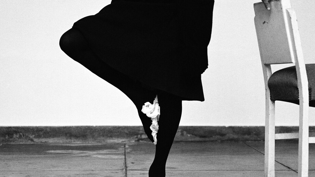 Helena Almeida, N.º Ref: 6505, Drawing, 2014, Black and white photograph, 130 x 195 cm, Unique piece