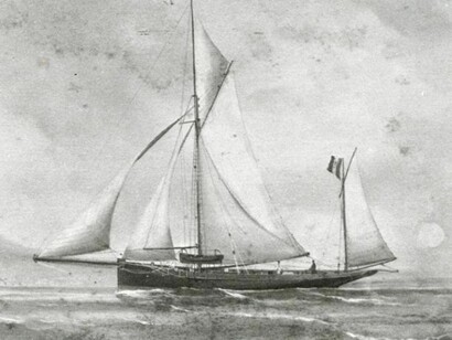Il Corsaro in navigazione  
