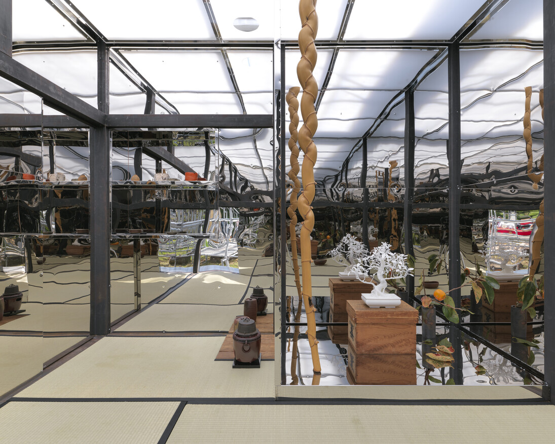 Rirkrit Tiravanija, Untitled (running out of time), 2013, featuring performance by Mai Ueda. Photo courtesy of MONA Museum of Old and New Art, Hobart, Tasmania, Australia/Rémi Chauvin.
 