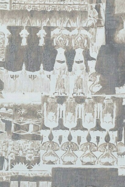 "Untitled," oil and canvas on canvas, Alfio Giuffrida, 1993