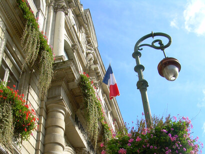 Façade de l'hôtel de ville de Pau (Pyrénées-Atlantiques, France)