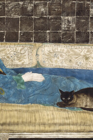 Léonard Foujita, “Portrait of Emily Crane Chadbourne” (1922, oil, silver foil, gold powder on canvas © The Art Institute of Chicago/Art Resource, NY © Fondation Foujita/ADAGP, Paris & JASPAR, Tokyo, 2017 