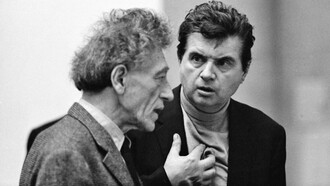 Giacometti e Bacon. Ph Graham Keen