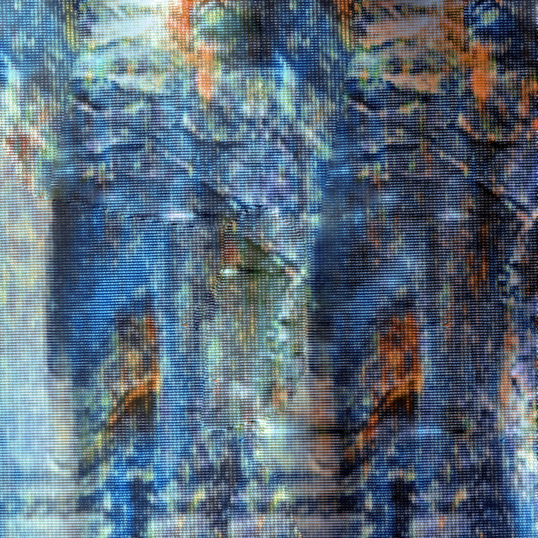 Konrad Wyrebek - Distort PacRM DataError, C-type print on metallic luminescent paper with resin coat, 160 x 120 cm, 2014