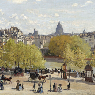 Claude Monet, Quai du Louvre, 1867. Mit freundlicher Genehmigung der Staatlichen Museen