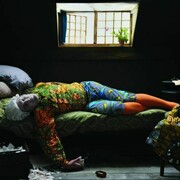 Yinka Shonibare MBE, Fake Death Picture (The Death of Chatterton - Henry Wallis), Photograph courtesy of James Cohan Gallery