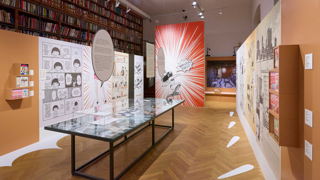 Girl meets manga, ausstellungsansicht. Mit freundlicher genehmigung des Museum für angewandte Kunst