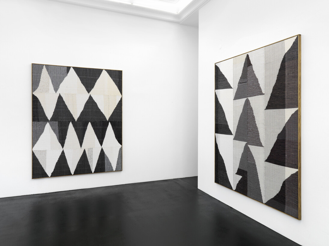 Brent Wadden, About Time, 2013,  Installation view: Peres Projects, Berlin, Courtesy of Almine Rech Gallery; Peres Projects, Berlin and Mitchell-Innes & Nash, NY.