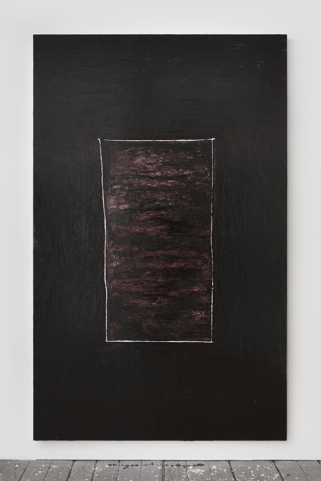 Erik Lindman, Untitled, 2014, Oil on canvas over panel, 243,8 x 152,4 cm, 96 x 60 inches © Erik Lindman, Courtesy of the artist and Almine Rech Gallery