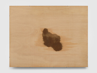 Kōji Enokura,
A Stain No.5, 1979,
Acrylic on wood panel,
35 7/8 x 46 inches,
Edition 2 of 20. Courtesy of the artist and Blum Gallery LA