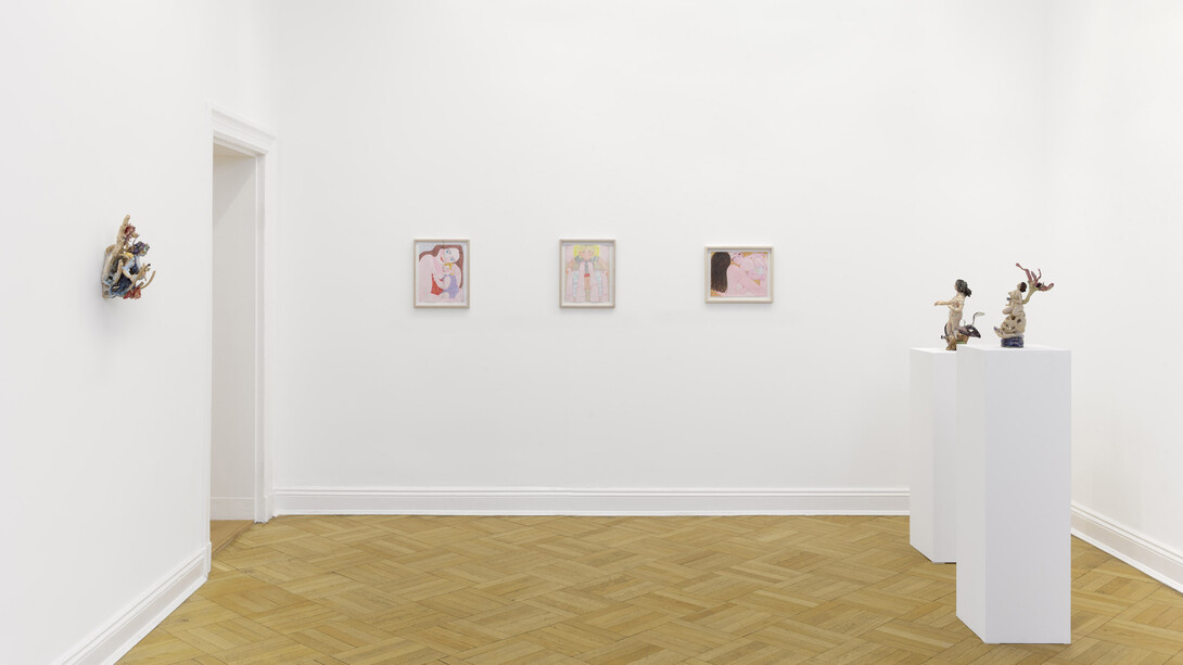 Verschiedene künstler, Self studies, ausstellungsansicht. Mit freundlicher genehmigung der Galerie Friese