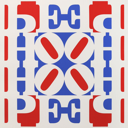 Robert Indiana, HOPE Wall, (Red, White, Blue), 2010, Silkscreen on paper, Edition of 33, 61 x 63,5 cm