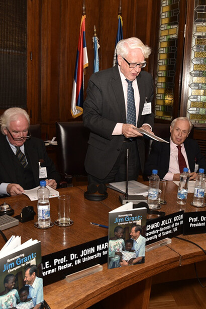 One of the relators during his speech