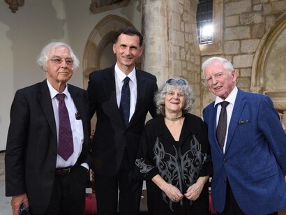 Nobelist Robert Huber, Ada Yonath, Harald zur Hausen and ISABS President Dragan Primorac