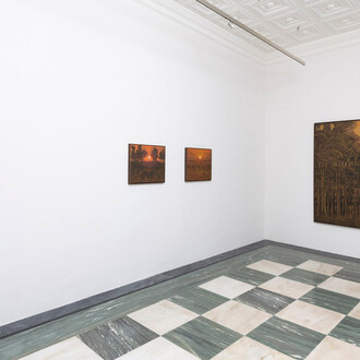 Francesco Cima, Osteria del sole, exhibition view. Courtesy of Amanita
