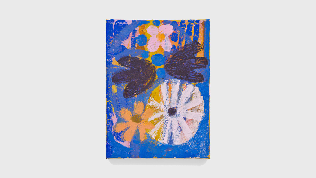 Meghan Brady,
Show Me a Place, 2024,
Acrylic and Oil on Canvas,
12 x 9 inches,
30.5 x 22.9 cm. Courtesy of the artist and Mrs.