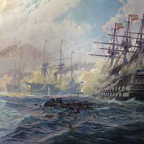 Austria as a naval power. Courtesy of Heeresgeschichtliches Museum