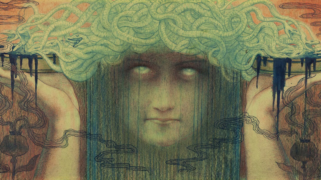 Jean Delville, Medusa, 1893. Courtesy of the Art Institute of Chicago