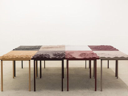 Loris Cecchini, Exhibition view. Courtesy of Galleria Continua