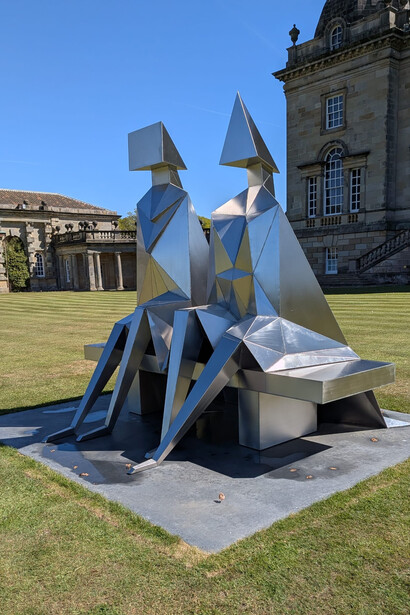 Lynn Chadwick, exhibition view. Courtesy of Houghton Hall