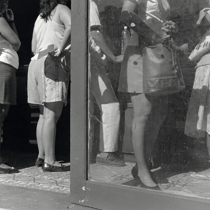 Haciendo cola, Santiago de Cuba, 1999