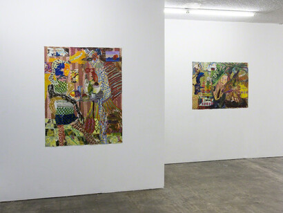 Hannah Plotke. Motel Ukiah, Exhibition view. Courtesy of Sade