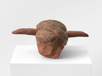 Michael E. Smith, untitled, 2021, stone, epoxy putty, 16 x 37 x 27 cm
