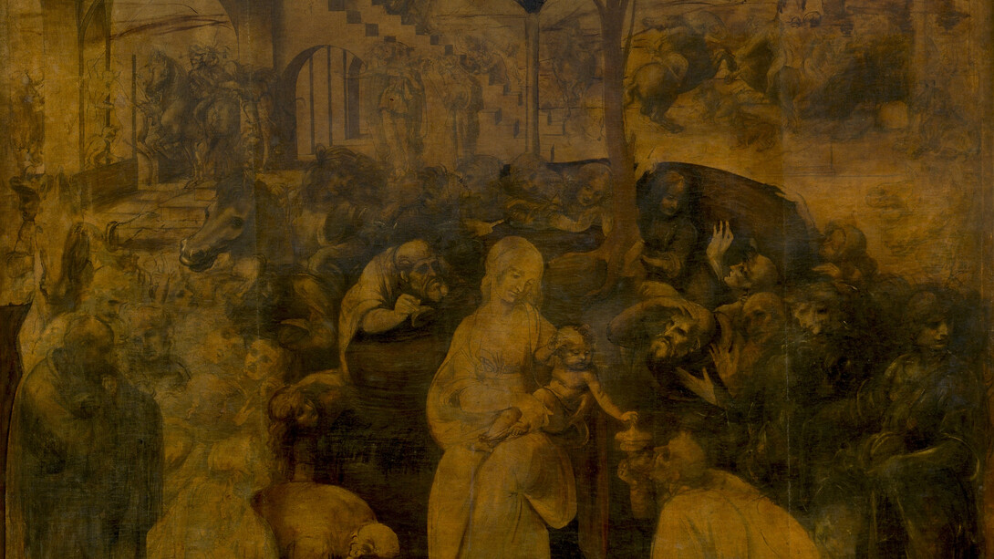 «Adoración de los magos» (1481-1482), Leonardo da Vinci