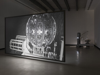 Rosa Barba, Frame time open, exhibition view. Courtesy of Maxxi