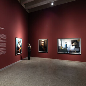 Yasumasa Morimura, Autorretratos a través de la historia del arte, vista de exhibición. Cortesía de MUSAC