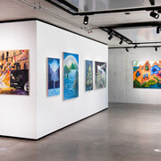 Various artists, Where Earth meets sky, exhibition view. Courtesy of König Gallery