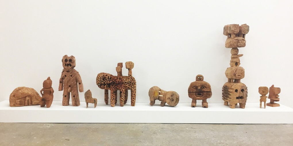 Faithful Dog Man. Courtesy of Cindy Rucker Gallery