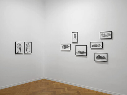 Marc Brandenburg, All hail the Berlinian, exhibition view. Courtesy of Thaddaeus Ropac Gallery