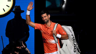 Novak Djokovic. Il est le grand, le méga, l’ultra favori du premier Grand Chelem © William West - AFP