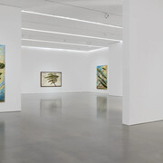 Julian Schnabel, Italy through its trees, exhibition view. Courtesy of Pace Gallery