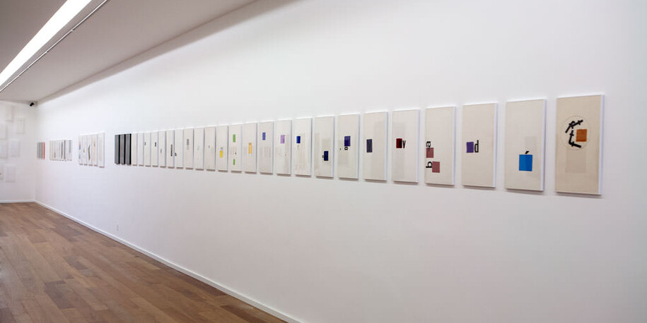 Mira Schendel, Exhibition view. Courtesy of Galeria Frente 