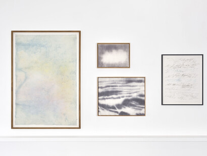 Artistes divers, Silence, vue d'exposition. Avec l'aimable autorisation de la Galerie Catherine Putman