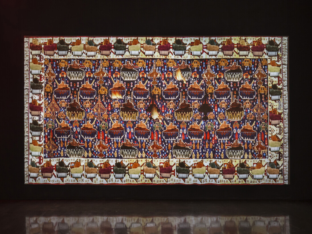 Installation view of Nevet Yitzhak’s WarCraft, Yossi Milo Gallery. © Thomas Seely, Courtesy Yossi Milo Gallery, New York