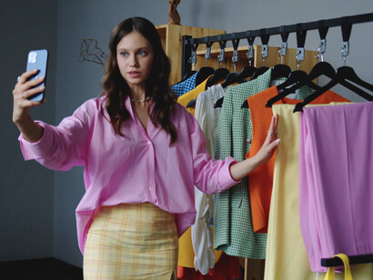 In a world where social media drives fashion trends, this influencer explores racks in search of pieces that offer a unique twist on current styles