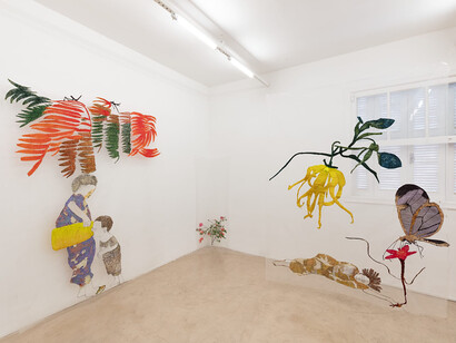 Ana Silva, Contemplação do vazio, vista da exposição. Cortesia da Galeria A Gentil Carioca