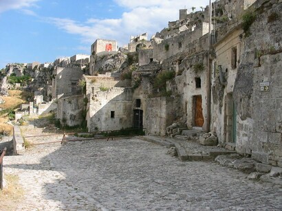 Un vicoletto di Matera