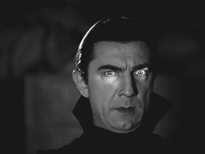Primo piano di Bela Lugosi nei panni del Conte Dracula, "Dracula" del 1931 diretto da Tod Browning