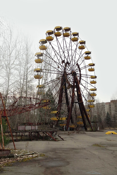 El parque de atracciones de Prípiat y, en especial, la noria son un símbolo del desastre de Chernóbil