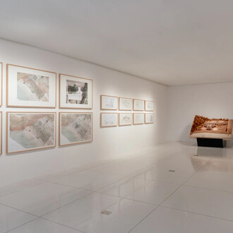 Park Eun Sun, Museo infinito - Park | Botta, exhibition view. Courtesy of Contini Art Gallery