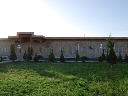 The Kashkadarya regional office of Uzbekistan Muslim Board to the north-east of Kok-Gumbaz mosque in Qarshi