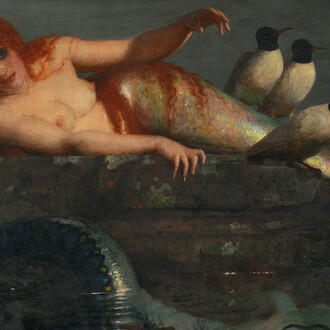 Arnold Böcklin, Meeresstille [Calm sea], 1887. Courtesy of Kunstmuseum Bern