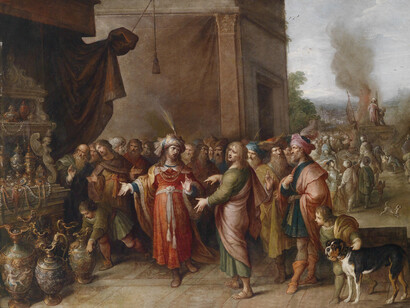 Frans Francken el joven, Creso mostrando sus tesoros a Solón