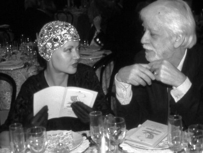 Patrizia Valduga con Giovanni Raboni, ph. M. Radogna